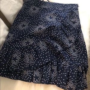 Navy Star Skirt